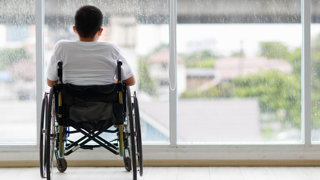 ילד בכיסא גלגלים, כיסא גלגלים