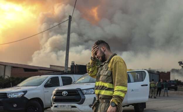 שריפות בספרד (צילום: ap)