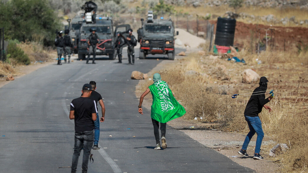 עימותים בין חיילי צה"ל לפלסטינים ליד רמאללה עימותים בין חיילי צה"ל לפלסטינים ליד רמאללה