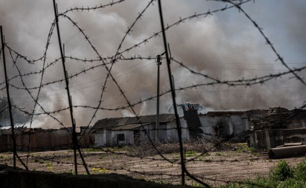מתחם שהופצץ (צילום: DIMITAR DILKOFF/AFP/GettyImages)