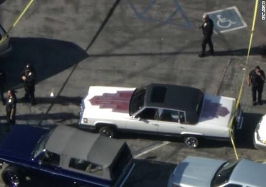 אירוע ירי בלוס אנג'לס (צילום: CNN)