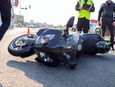 אופנוע, תאונת אופנוע