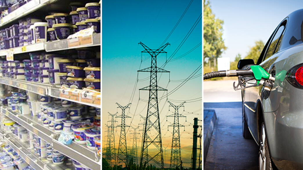 דלק, חשמל ומוצרי חלב