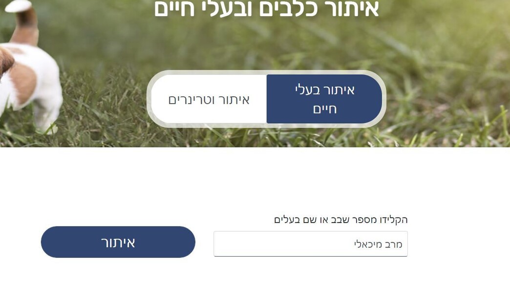 המרכז הארצי לרישום כלבים (צילום: משרד החקלאות)