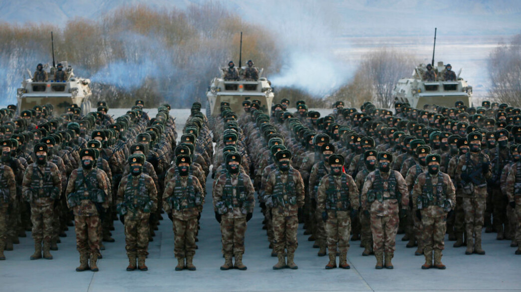 צבא הענק בפעולה (צילום: STR/AFP/GettyImages)