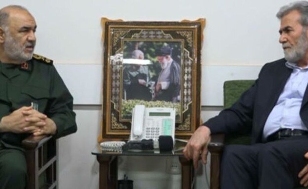 מזכ"ל הג'יהאד האיסלאמי זיאד נח'אלה נפגש מפקד משמרות המהפכה