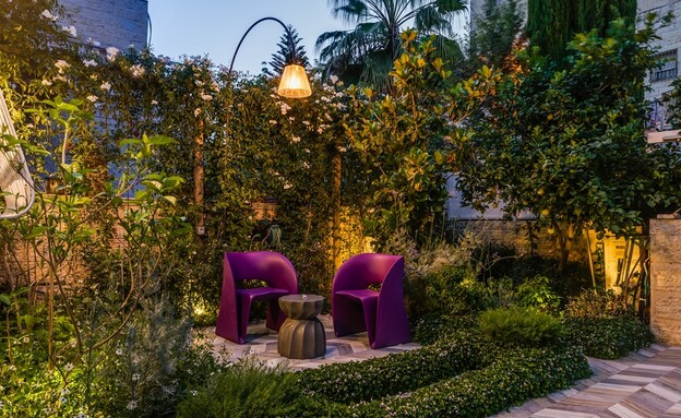 פרטיות בגינה, ירושלים, תכנון רפאל ויצמן (צילום: ליאור טייטלר)