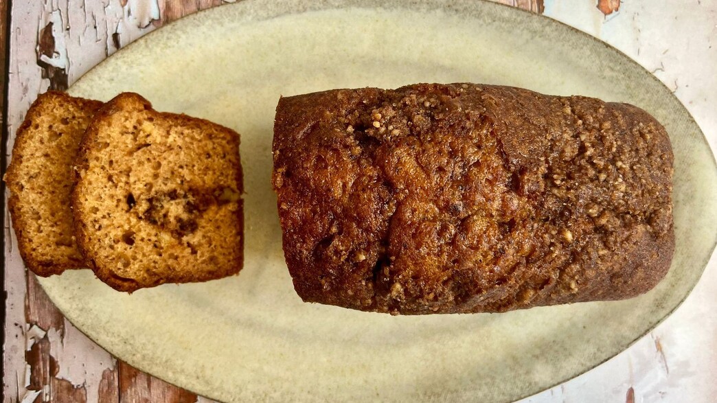 עוגת קינמון ואגוזים פרווה עוגת קינמון ואגוזים פרווה