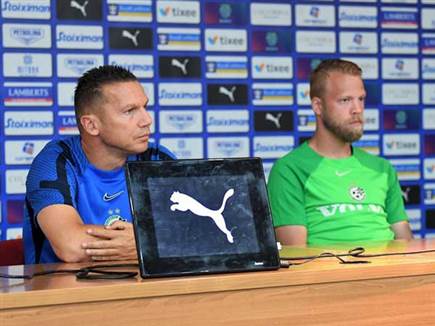 ברק בכר ודניאל סונדגרן (האתר הרשמי של מכבי חיפה)