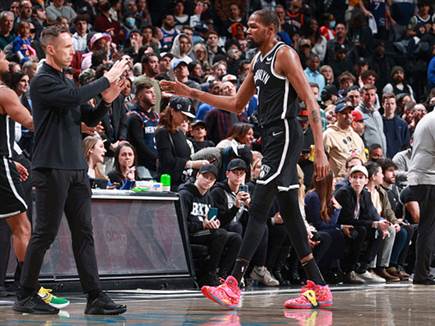 דוראנט ונאש בימים אחרים (Photo by Nathaniel S. Butler/NBAE via Get (צילום: ספורט 5)