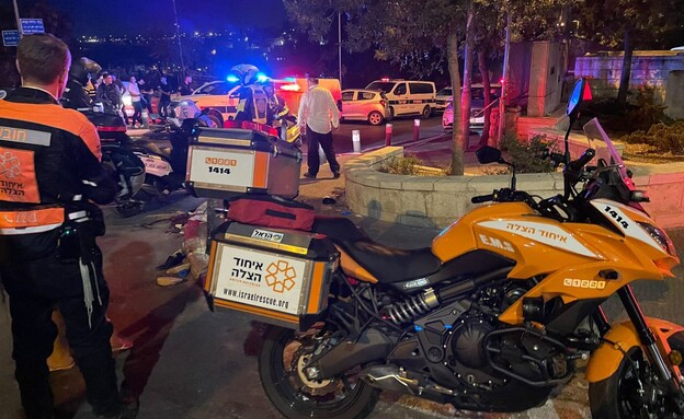 פיגוע ירי בירושלים (צילום: דוברות איחוד הצלה )