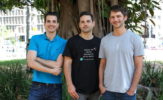 מייסדי GrowthSpace. מימין: עומר גלס, יצחק קידר, דן טרנר (צילום: כנרת ריפקינד, יחצ)