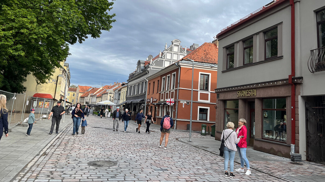 רחוב וילנה בקובנה ליטא (צילום: דניאל ארזי)