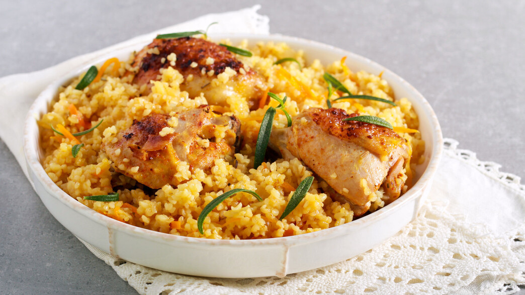 תבשיל עוף ובורגול