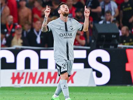 הקבוצה השמחה באירופה? מסי חוגג (Getty)