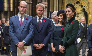 משפחת המלוכה: הנסיך וויליאם והנסיך הארי (צילום: Paul Grover_WPA Pool, getty images)