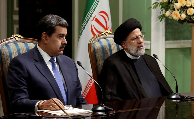 נשיא ונצואלה ונשיא איראן בפגישה בטהראן (צילום: reuters)