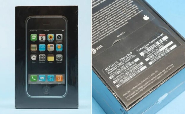 אייפון דור ראשון נמכר במכירה פומבית (צילום: RR Auction)