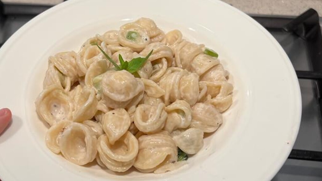 פסטה שמנת זוקיני טבעונית