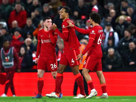 שלושה מארבעת הנציגים של ליברפול (Clive Brunskill/Getty Images)