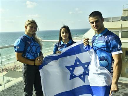 נבחרת ישראל בסמבו חופים (איגוד הסמבו הישראלי) (צילום: ספורט 5)