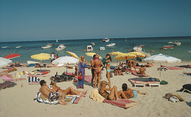 Saint-Tropez Beach 1971 (צילום: סלים ארונס, getty images)