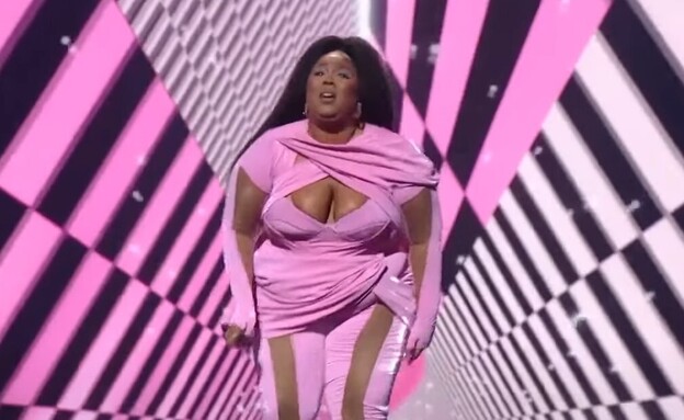 ליזו בטקס פרסי ה-VMA (צילום: צילום מסך מיוטיוב )