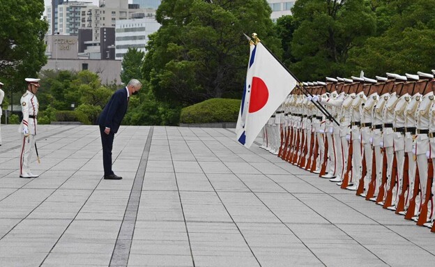 שר הביטחון בני גנץ חתם על הסכם ביטחון עם יפן (צילום: אריאל חרמוני, משרד הביטחון)