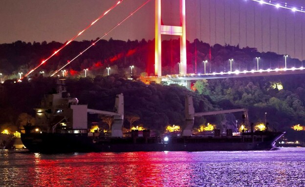 ספינת תבואה גנובה, טורקיה, יולי 2022 (צילום: reuters)