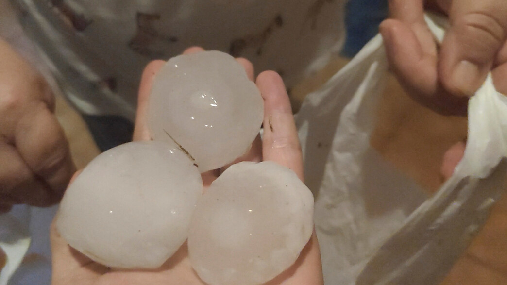 ברד ירד בספרד