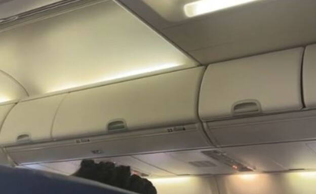 סרטון הטייס מאיים לסובב את המטוס (צילום: @teighmars)