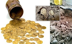 שיפצו את הבית - ומצאו 250,000 פאונד במטבעות עתיקים (צילום: מתוך הרשתות החברתיות לפי סעיף 27א' לחוק זכויות יוצרים)