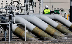 צינור הגז נורד סטרים 1 בלובמין (צילום: רויטרס)