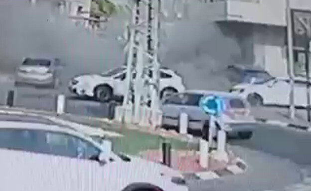פיצוץ רכב בעראבה (צילום: סעיף 27א לחוק זכויות יוצרים)