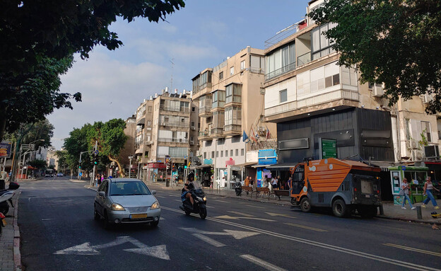 רחוב בתל אביב (צילום: אדר' אור קרן)