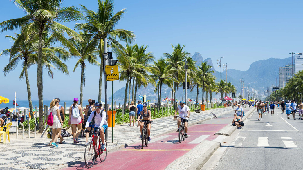 אופניים טיילת ריו דה ז'נרו ברזיל אופניים טיילת ריו דה ז'נרו ברזיל