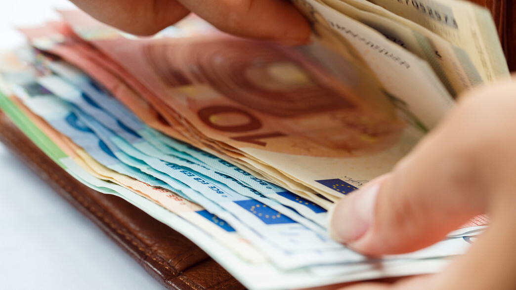 ארנק עם אירו ארנק עם אירו