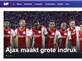 "אייאקס הותירה רושם חיובי ענק". הכותרת ב-voetbalprimeur ההולנדי