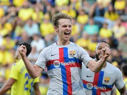 הראשון לעלות על הלוח. דה יונג (GETTY)