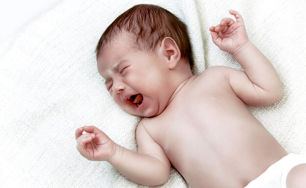 תינוק בוכה (צילום: 123RF‏)