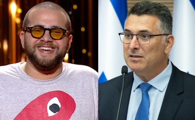 גדעון סער ואליאב זוהר (צילום: יונתן סינדל, פלאש 90)