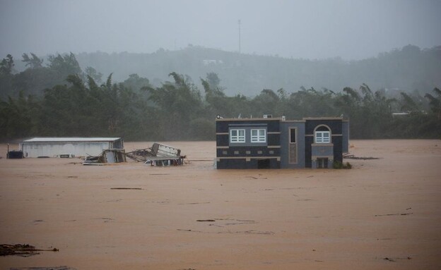 הוריקן פיונה בפוארטו ריקו (צילום: AP)