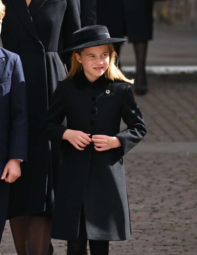הנסיכה שארלוט בלוויה (צילום: getty images)