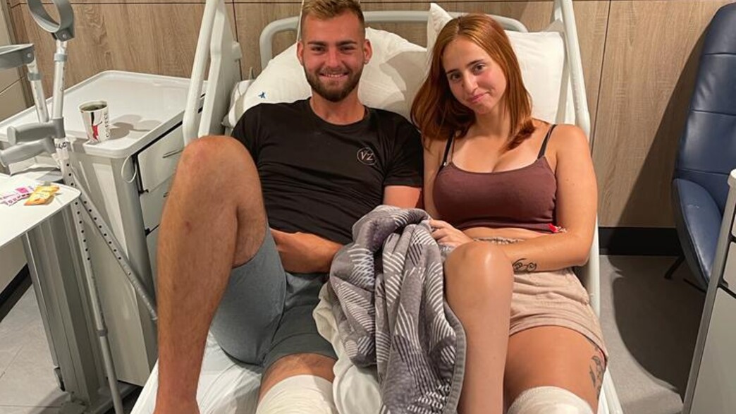 עמית וכניש בן 20 ושלי קרוץ בת 19, חיילים שנפצעו