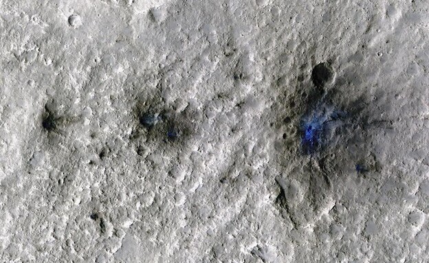 פגיעת אסטרואיד במאדים (צילום: ap)