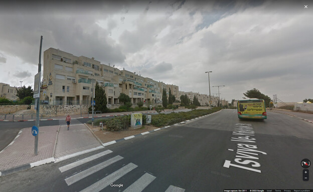 שכונות מחופשות - שכונת גילה בירושלים (צילום: Google earth)