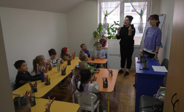 בחזרה לילדי המלחמה במולדובה (צילום: החדשות 12)