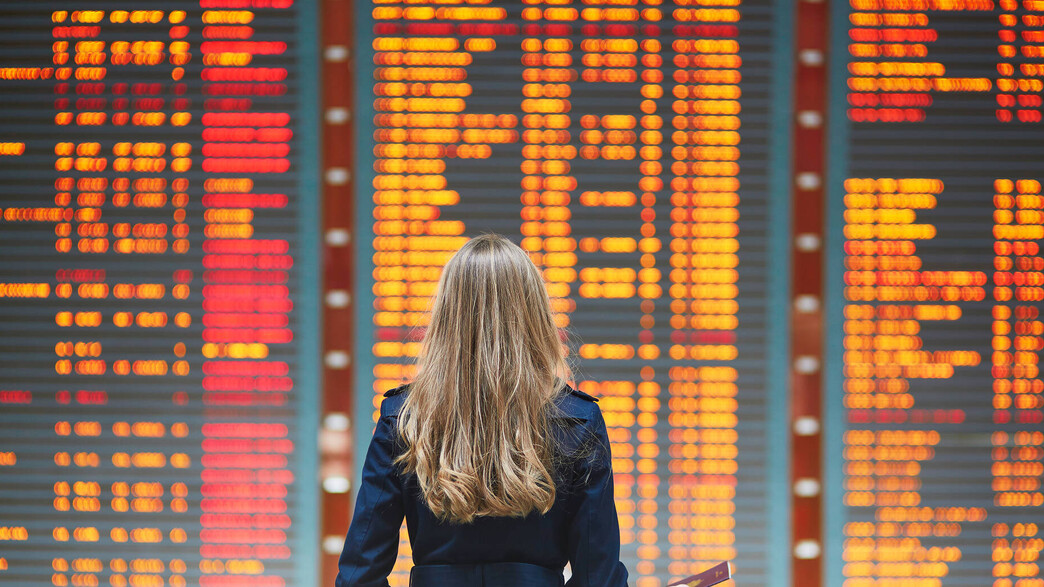 לוח טיסות אילוסטרציה