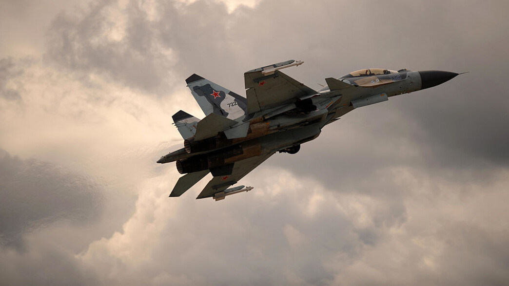 מטוס הקרב (צילום: DMITRY KOSTYUKOV/AFP/GettyImages)