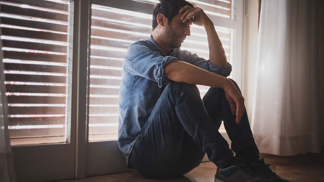 גבר עצוב, אילוסטרציה